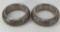Very Early Matching Pair of Large Asian Bangle Bracelets