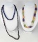 3 Tumbled Beaded Necklaces -