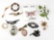 12 Costume Brooches