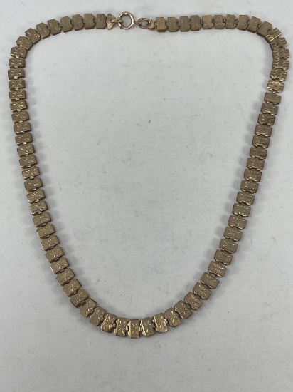 Victorian 18" Gold-Filled Book Chain Necklace