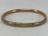 Child's Victorian Gold-Filled Bangle Bracelet