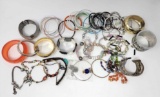 Large Collection of Costume Bangle Bracelets