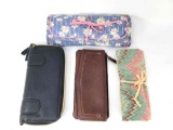 2 Travel Jewelry Pouches and 2 Lady's Wallets