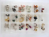 Approximately 35 Pair of Costume earrings for Pierced Ears