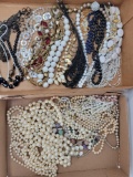 Costume Beaded Necklaces - Tumbled Stone, Glass, Faux Pearl, etc.