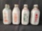 4 Milk Bottles- Pensupreme, Carver's, Others