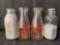 4 Milk Bottles- Bechtel's, Sunny Slope, Other
