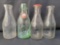 4 Milk Bottles- Bechtel's, Thatchers, Others
