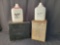 2 Metal Milk Boxes Including Black Bechtel's Dairy, Along wit 2 Plastic Milk Bottles