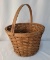 Large Woven Basket by Day Basket Co., North East MD, with Swing Handle