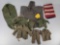 G.I. Joe Accessories - Sleeping Pouch, 2 Ponchos, Tent, Clothes, etc.