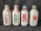 4 Milk Bottles- Hoffman's, Rosenbergers, Sunny Slope