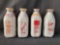 4 Milk Bottles- Levengood's, Werner's, Others
