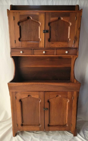 One Piece Hamburg PA Cupboard Top Dry Sink with Tortoise Shell Panels