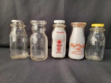 5 Cream Bottles- Pensupreme, Major's Dairy, Others