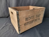 Wood & Metal Bechtel Dairy Crate