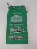 Green Cloth Elverson National Bank Bag