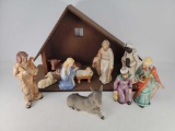 Goebel Nativity with Stable & 10 Figures