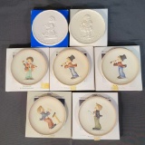 7 Goebel Hummel Plates- 2 are M.I. Hummel Club, 5 are Miniature Collector Club