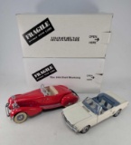 2 Danbury Mint Cars- 1934 Packard V-12 LeBaron Speedster and 1966 Ford Mustang
