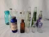 Lot of Jars & Bottles- Some Apothecary, Canning, Soda Bottles