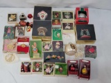 Grouping of Christmas Ornaments, Many in Boxes- Including Some Hallmark