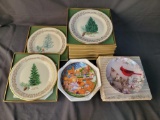 10 Collector Plates - Lenox Tree Plates 1976-1983