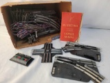 Large Quantity of Lionel Track, Control Panel, Switches and Booklet