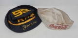 Coca-Cola Sailor Style Hat and Blue Cap with Embroidered 