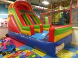 Blow up inflatable slide
