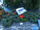 Wreaths, bells, garland