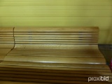 6ft wooden bench