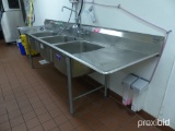 3 hole sink with 2 side boards