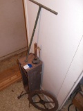 Water shutoff tool and wooden box