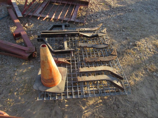 Scarfires on metal grate