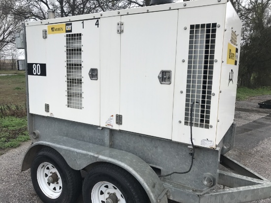 * Passed * Warren 80KW Generator 9175