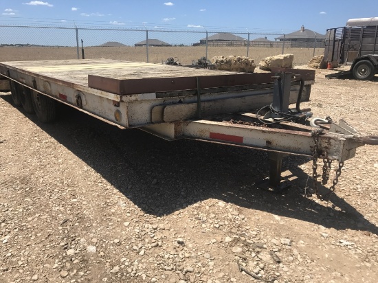 * NOT SOLD* 20' Pindle Hitch Equipment Trailer