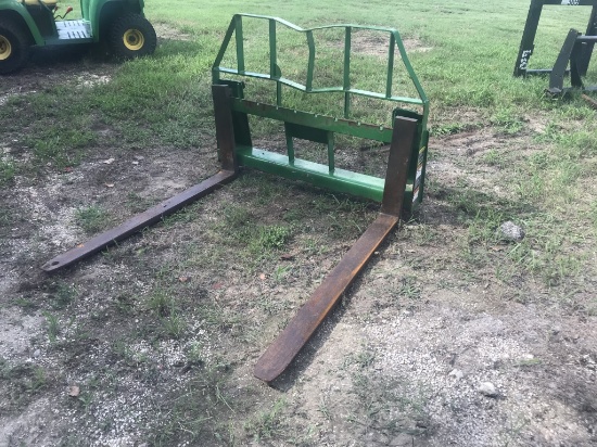 * NOT SOLD* John Deere Pallet Forks