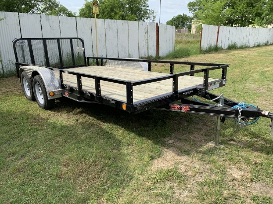 2019 PJ Bumper Pull Utility Trailer