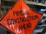 Pipeline Construction Flags w/ bases