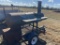 NOT SOLD BBQ pit on trailer