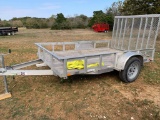 NOT SOLD Single Axle 6'x10' Trailer