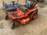 Kubota ZG222 ZTR Mower unk sn 1743hrs