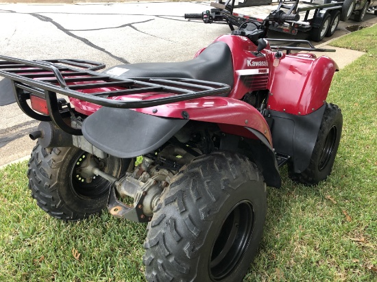 Kawasaki Prairie 360 4x4 W Diff Lock Atv Unk Unk Online Auctions Proxibid