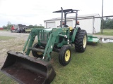 JD 5220 Tractor with JD521 Loader (Approx 2000 hr)