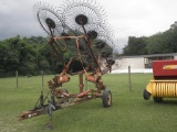10 wheel rake