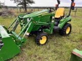 John Deere 1023E MFWD Ag Tractor Franklin TX