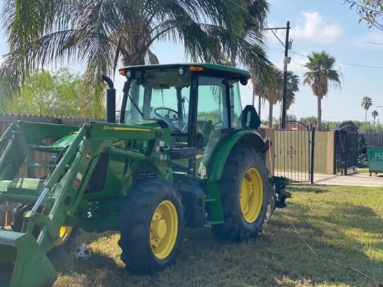 John Deere 5100E 4x4 Tractor JJ403843 MIssion TX