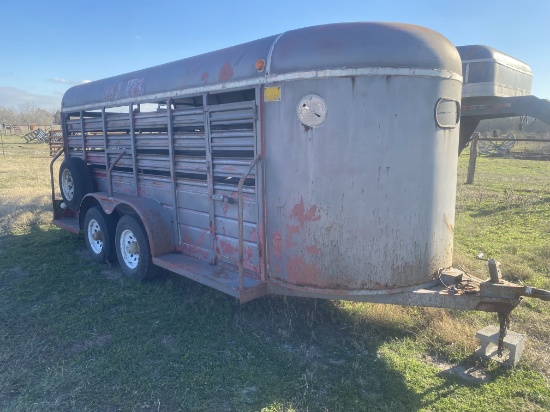W-W 1995 UN Livestock Trailer 11WHS1624SW211327 Bryan, TX