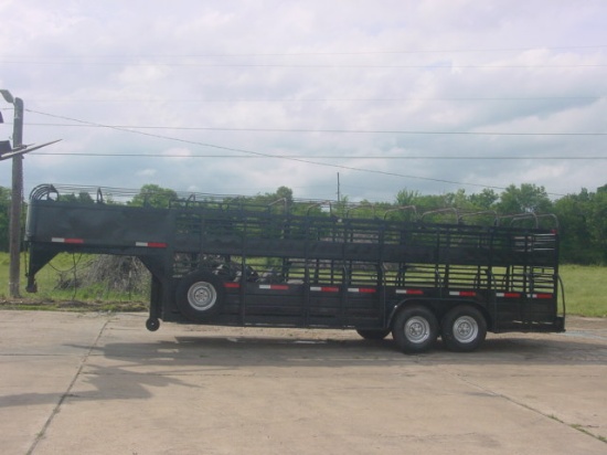 Shop Built 24ft  Livestock Trailer unk vin Franklin TX